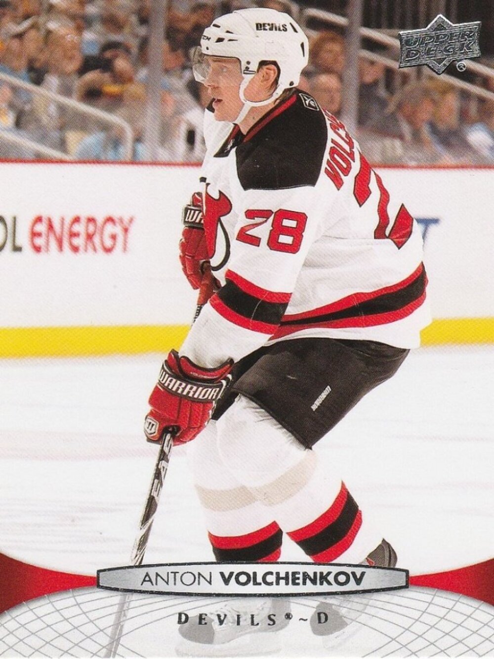 Anton Volchenkov - 2011/2012 Upper Deck Series 1 Hockey Card